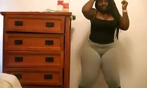 Ébano BBW en polaina ...